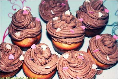 Cupcakes vanille/cranberries Cupcakes vanille/cranberries