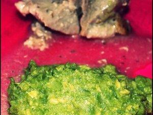 Purée de haricots verts et cresson Purée de haricots verts et cresson