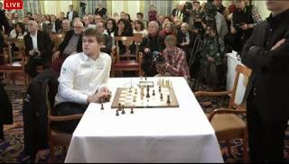 Echecs : Carlsen corrige Anand en 21 coups - Photo © site officiel 