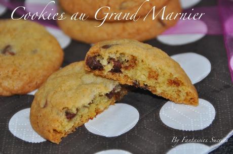 Cookies au Grand Marnier et pépites de chocolat