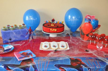 Sweet table: Thème Spiderman