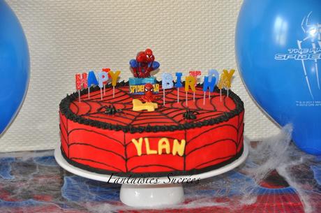 Gâteau d'anniversaire Spiderman (Spiderman birthday cake) 3D