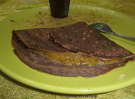 crêpes chocolat fourrées à la crème de pistaches (au lait ribot) crepes-a-la-creme-de-pistache