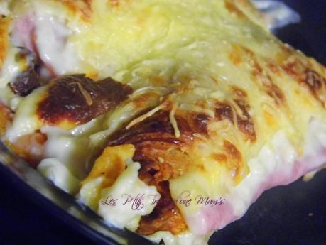 Quand les petites douceurs passent du côté salé... : croissants au jambon Quand les petites douceurs passent du côté salé... : croissants au jambon