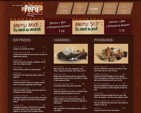 Où manger péruvien à paris ? carte-restaurant-peruvien-mi-peru