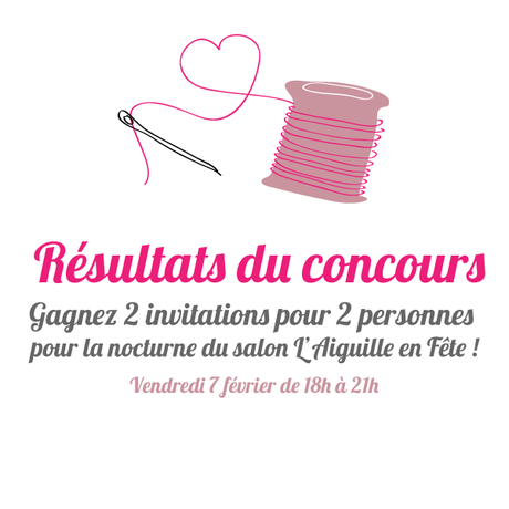 Résultat du concours Aiguille en fête ! Résultat du concours Aiguille en fête !