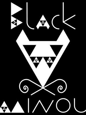 Black minou logo