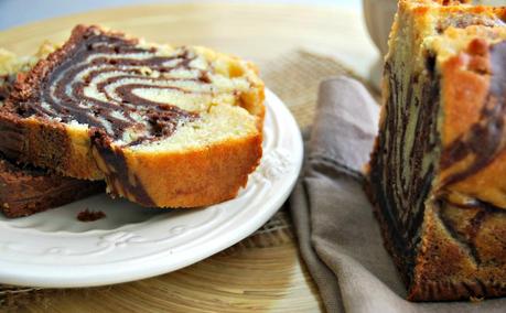 Marbré au citron et au chocolat à l'huile d'olive Marbré au citron et au chocolat à l'huile d'olive