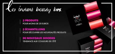 Instant beauty box de l'Oréal - Valentine Box