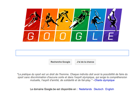 JO: Google aux couleurs du drapeau « Gay »