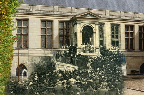 Le Cardinal Luçon arrive au Palais du Tau, 1906