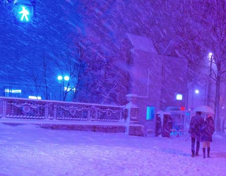 Psychedelic Tokyo Snow