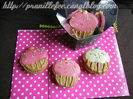macaron cupcake 2