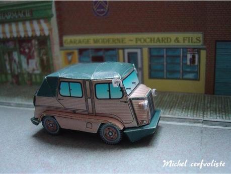 Blog_Paper_Toy_papercraft_Command_Car_Camille_pic1 Citroën Type H Command Car