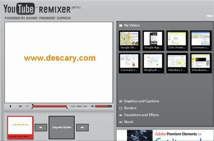 YouTube Remixer et mobile maintenant disponibles
