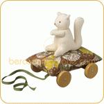Collections Fôret et Vichy par Trousselier Coussin à roulettes écureuil Forêt
