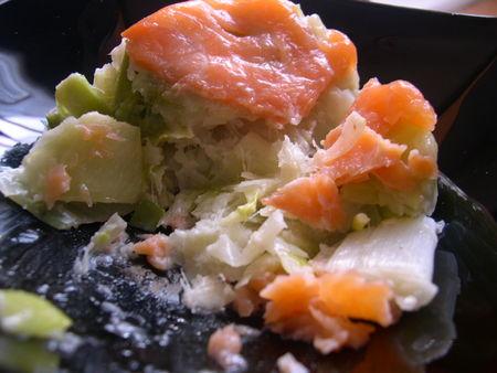 Timbales de Saumon Fumé aux Poireaux DSCN6255