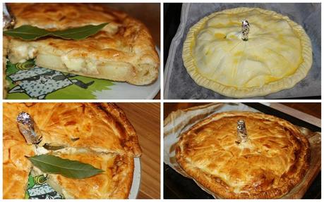 Tourte aux pommes de terre et au fromage à raclette munstiflette tourte