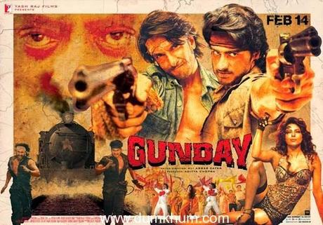 Gunday avec Arjun Kapoor, Ranveer,  Priyanka et Irrfan