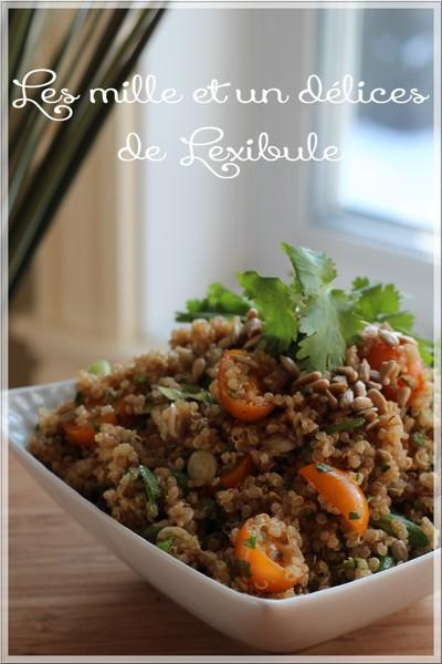~Salade de quinoa à l'asiatique~