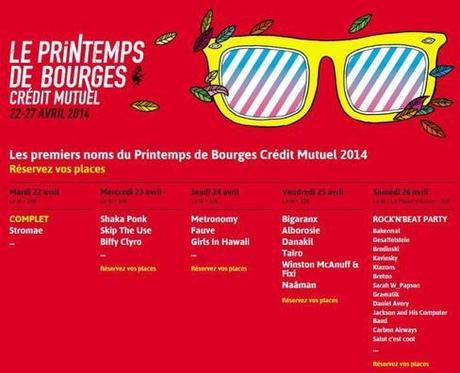 Printemps de Bourges 22-27 avril 2014