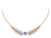 Les bijoux du Zodiaque de Caroline Najman Collier LAURIER sodalite 110Ôé¼