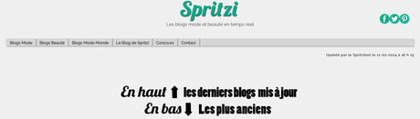 Spritzi, l'encyclopédie des blogs tendances