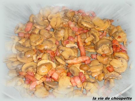 ANNIVERSAIRE DE PAPOUNE ET GALETTE DE SARRASIN, LARDONS, CHAMPIGNONS galette lardons champignons-3