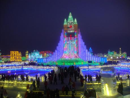 Harbin : festival de sculptures sur glace