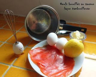Œufs brouillés au saumon fumé Œufs brouillés au saumon fumé