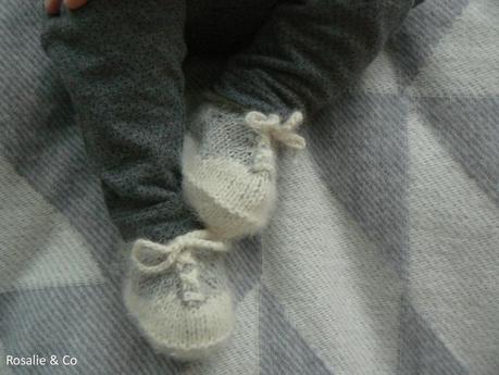 chaussons baskets tricot