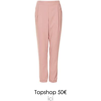 pantalon rose topshop