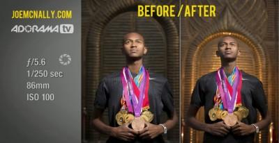 Astuce : photographier un médaillé olympique joeMcNallyfocallight