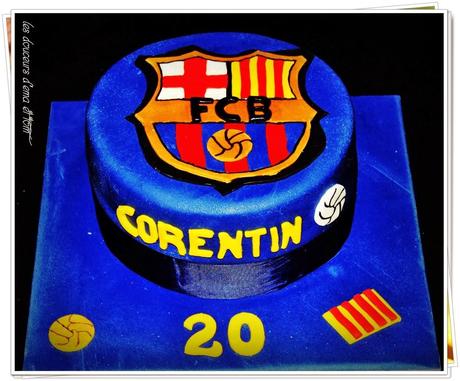 Cake design FCB ( football club barcelone )