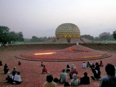 l'anniversaire de Mère à Auroville