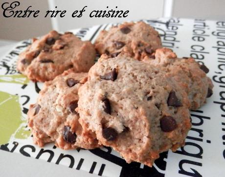 Cookies aux 2 amandes et pépites de chocolat Cookies aux 2 amandes et pépites de chocolat