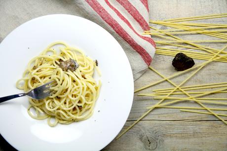 Spaghetti à la truffe noire