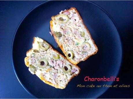 Mon cake au thon et olives (1) - Charonbelli's blog de cuisine
