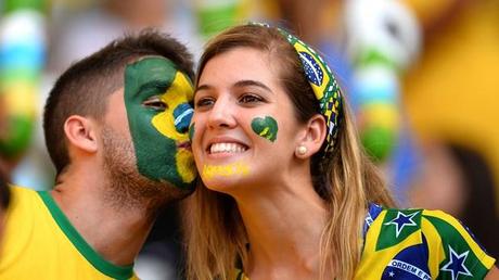coupe du monde de foot supporters brésiliens