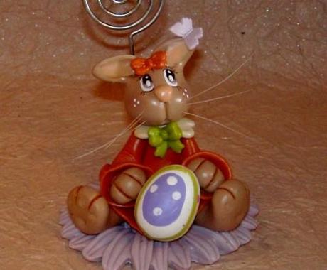 Porte -photo avec p'tit lapin spécial pâques DSCN6021