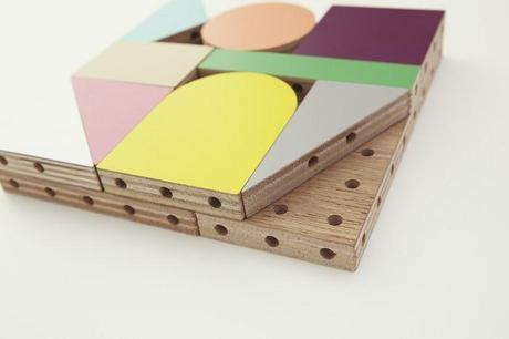 Dowel blocks le kit de construction pour enfant par Ichiro Design Dowel blocks le kit de construction pour enfant par Ichiro Design