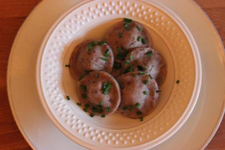 Raviolis de sarrasin aux champignons (vegan, sans gluten et IG bas)