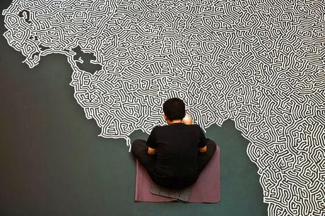 art contemporain le travail de l'artiste motoi yamamoto labyrinthe de sel sculpture de sel 