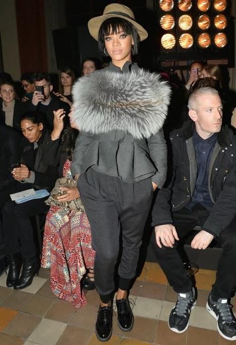 Les look de Rihanna durant la fashion week de Paris...