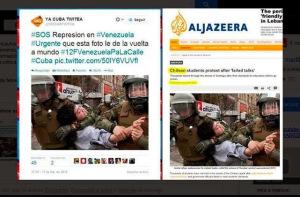 Au cœur de la guerre médiatique C'était au Chili, on le présente comme si c'était au Venezuela