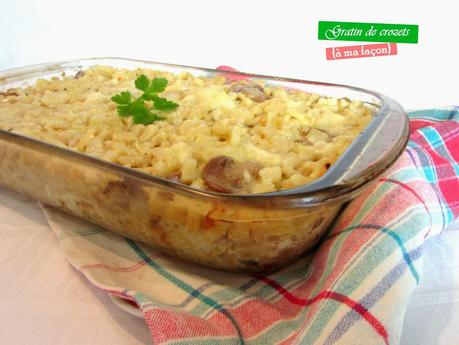 Gratin de crozets au Caprice des Dieux Gratin de crozets au Caprice des Dieux