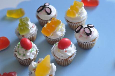 Mini cupcakes aux bonbons