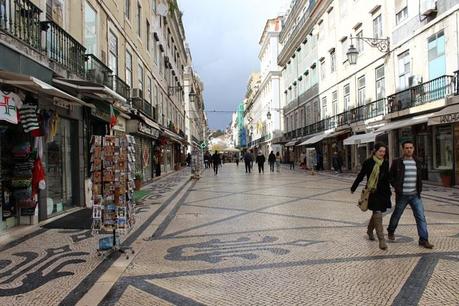 Lisbonne, le quadrillage des rues de la Baixa voyage,lisbonne,portugal,baixa,ville basse lisbonne,marquis de pombal,elevador santa justa lisbonne,praça do comercio,place du commerce lisbonne,praça do rossio,place de rossio lisbonne,le tage