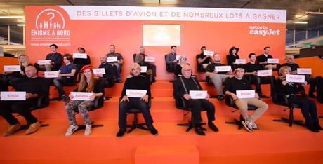 Une version grandeur nature du jeu « Qui est-ce ? » signée EasyJet Enigme-à-bord
