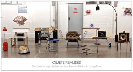 loungeshare objets-realises-01 Loungeshare, l’événement qui réunit designers, ingénieurs et artisans !